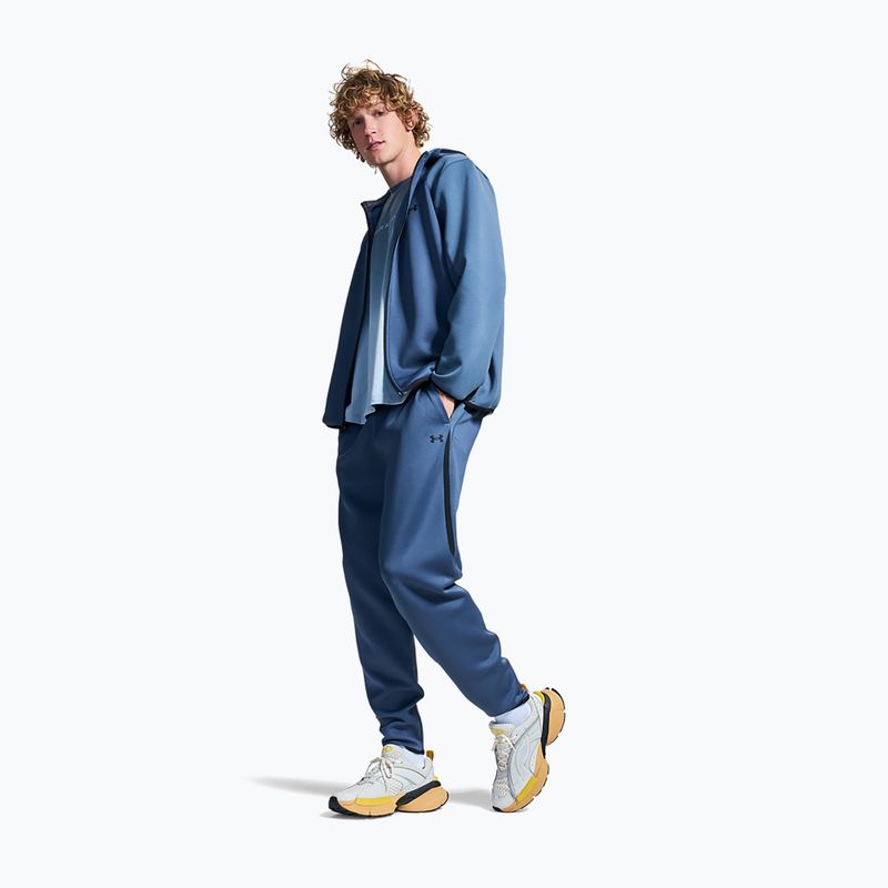Férfi nadrág Under Armour Unstoppable Fleece Jogger Downpour Gray/Black 2