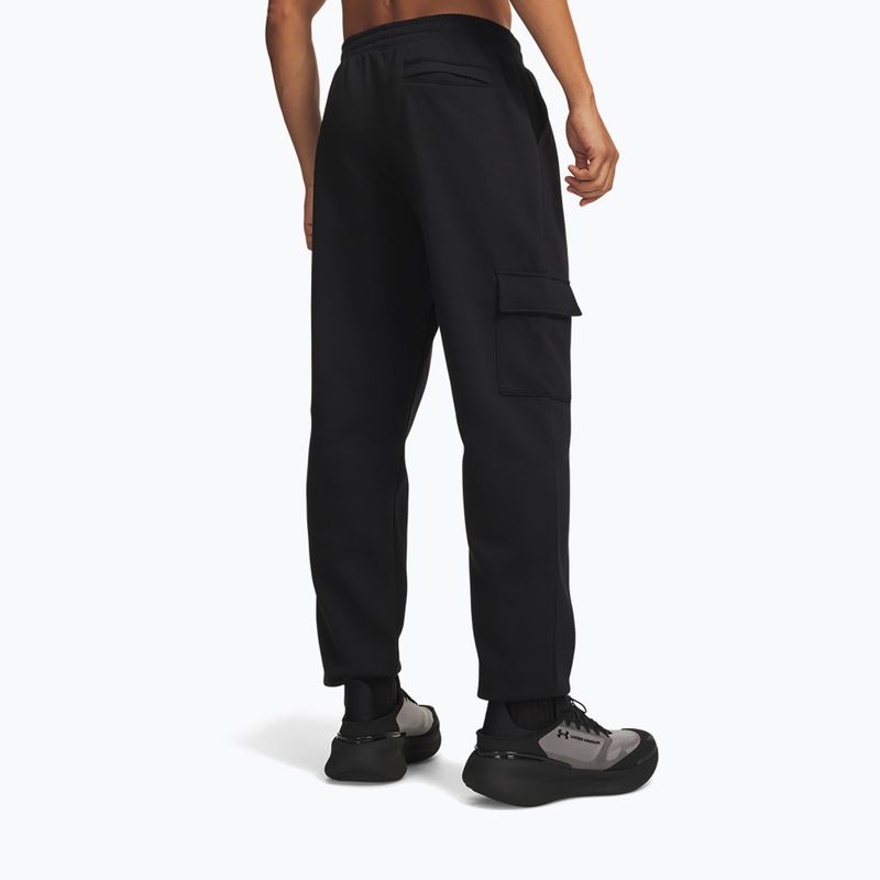 Férfi nadrág Under Armour Rival Fleece Cargo ultimate black/white 3