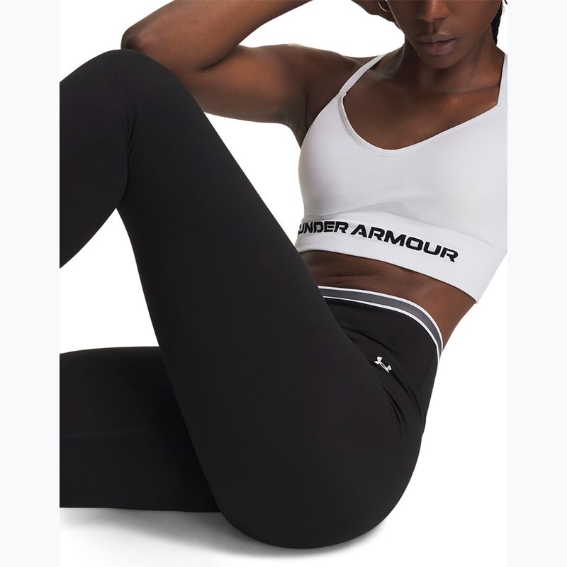Női edzőleggingsek Under Armour Motion Sport Tape Leggings ultimate black/castlerock/white 4