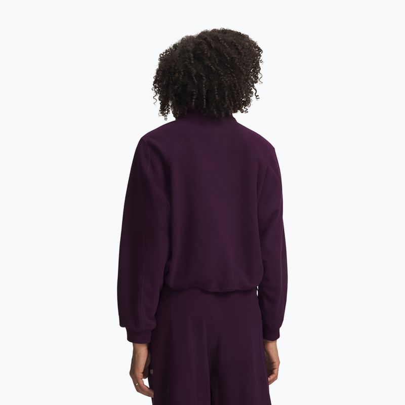 Női edzőpulóver Under Armour Performance Fleece Qz purple echo/purple echo 2