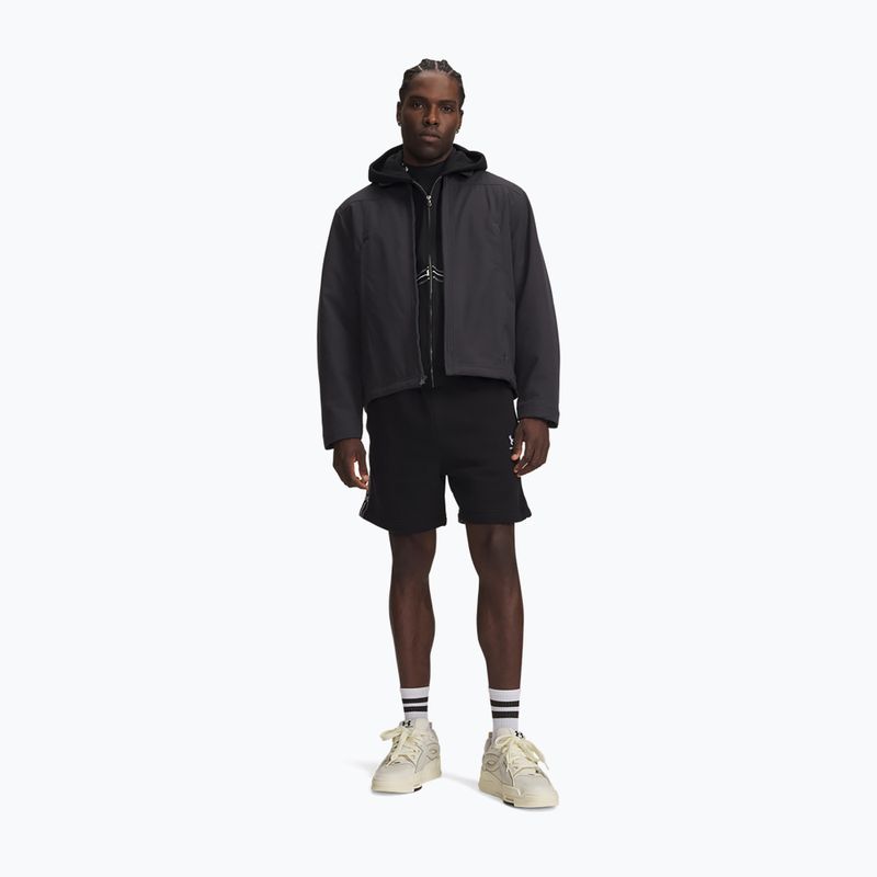 Férfi rövidnadrág Under Armour Icon Fleece Taped Shorts ultimate black/white 2