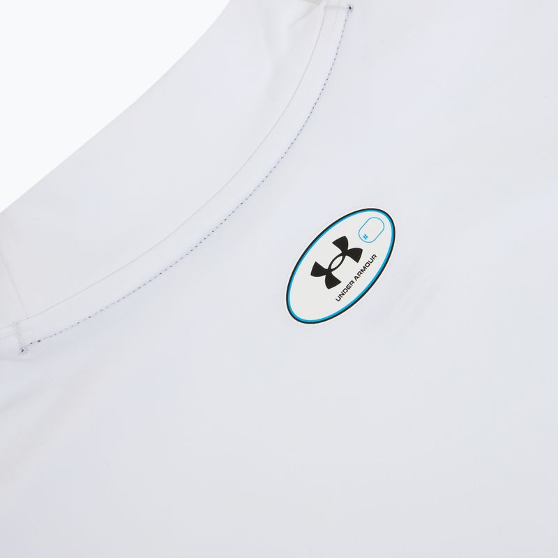Női edző hosszú ujjú póló Under Armour ColdGear Mock LS white/halo gray 6