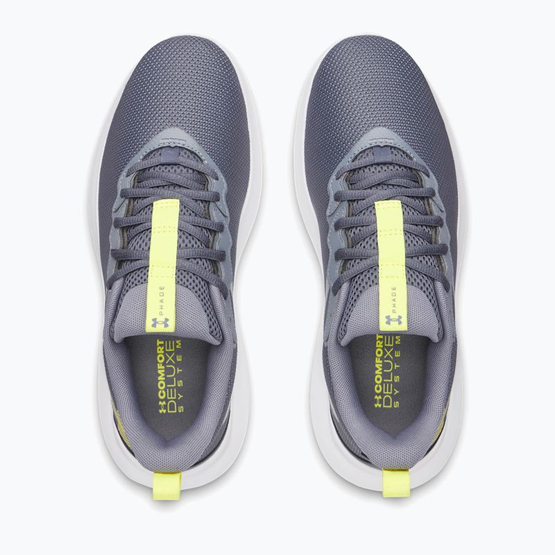 Férfi futócipők Under Armour Phade RN 4 downpour gray/gravel/flash light 3