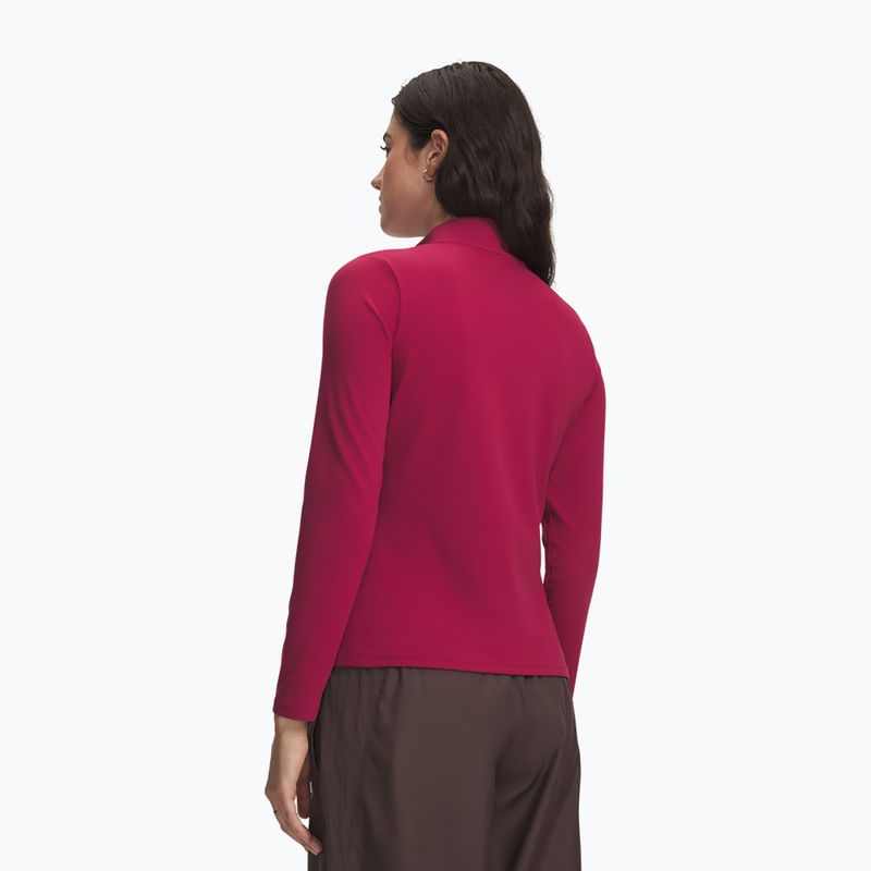 Női edzőpulóver Under Armour Motion claret/ox blood 2