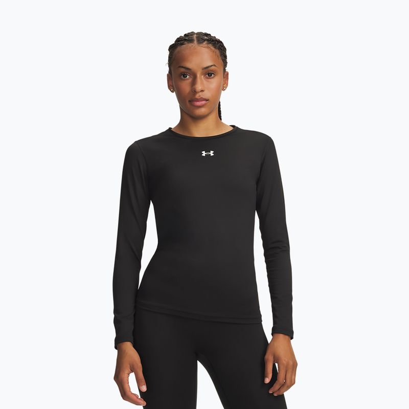 Női edző hosszú ujjú póló Under Armour ColdGear Crew ultimate black/white