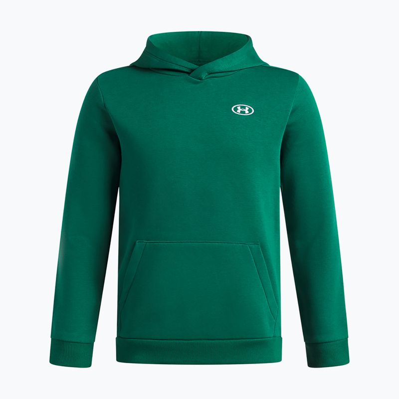 Gyerekpulóver Under Armour B Rival Fleece Hoodie campus ivy/white