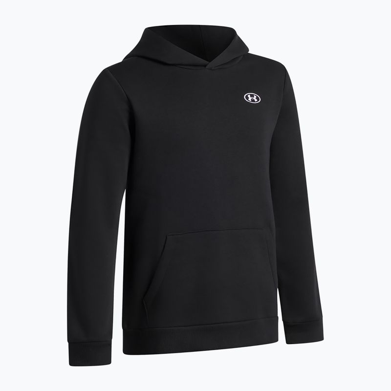 Gyerekpulóver Under Armour B Rival Fleece Hoodie ultimate black/white 3