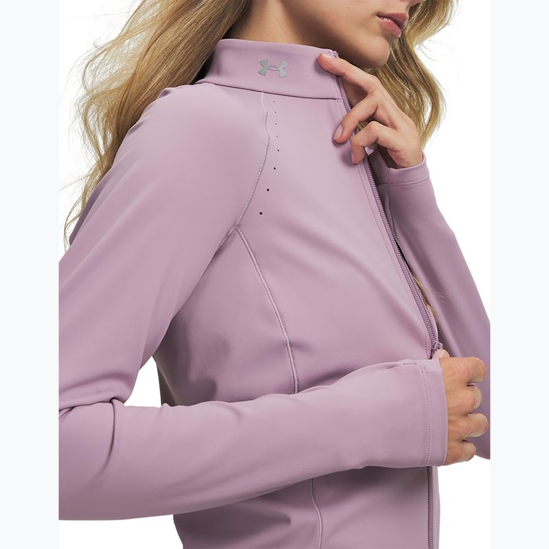 Női edzőpulóver Under Armour Vanish Elite mauve pink/metallic silver 3