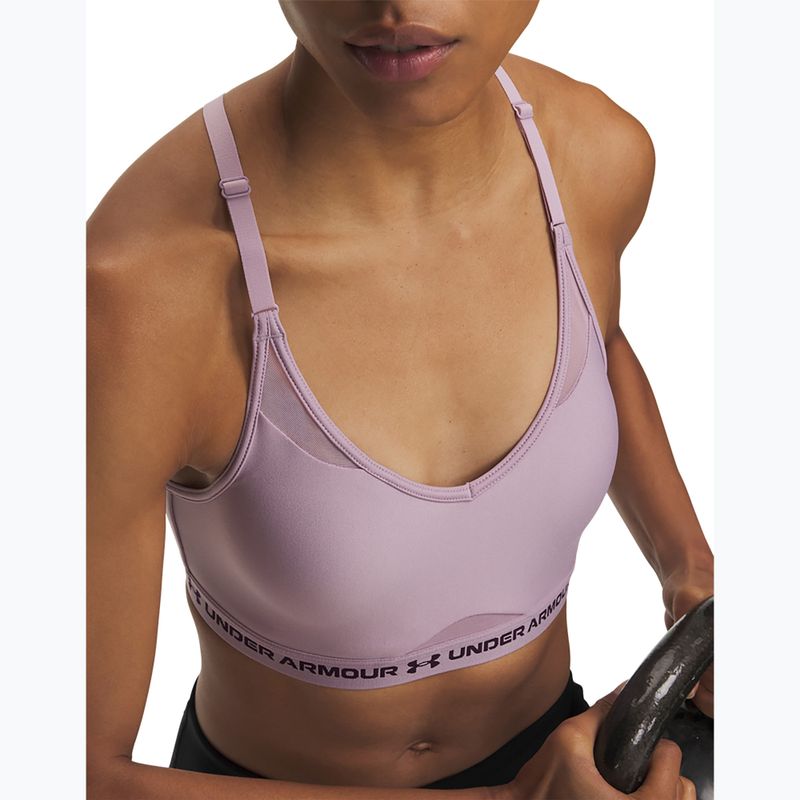 Sportmelltartó Under Armour Crossback Low mauve pink/purple echo 3