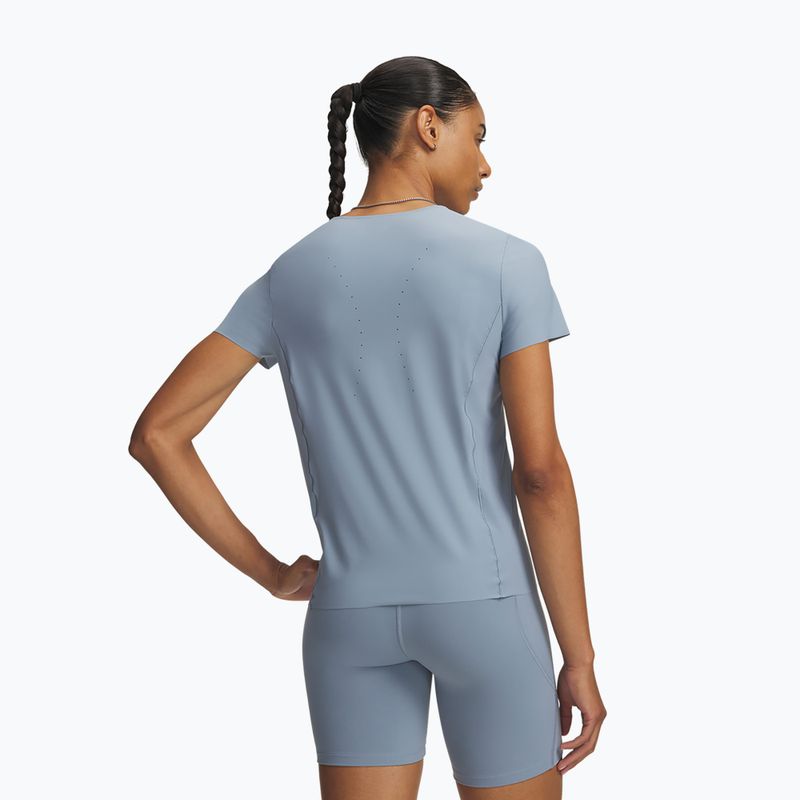 Női edző póló Under Armour Vanish Elite SS blue wind/metallic silver 2