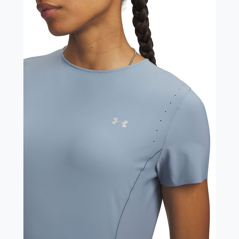 Női edző póló Under Armour Vanish Elite SS blue wind/metallic silver 3