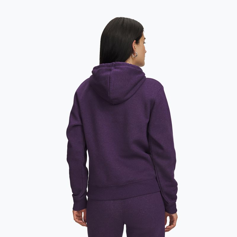 Női pulóver Under Armour Rival Fleece Hoodie purple echo light heather/purple echo 2