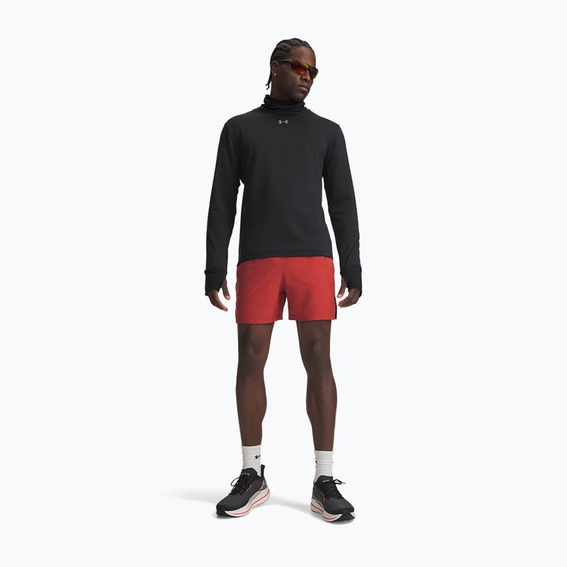 Férfi futónadrág Under Armour Launch 5" Shorts heritage red/black/reflective 2