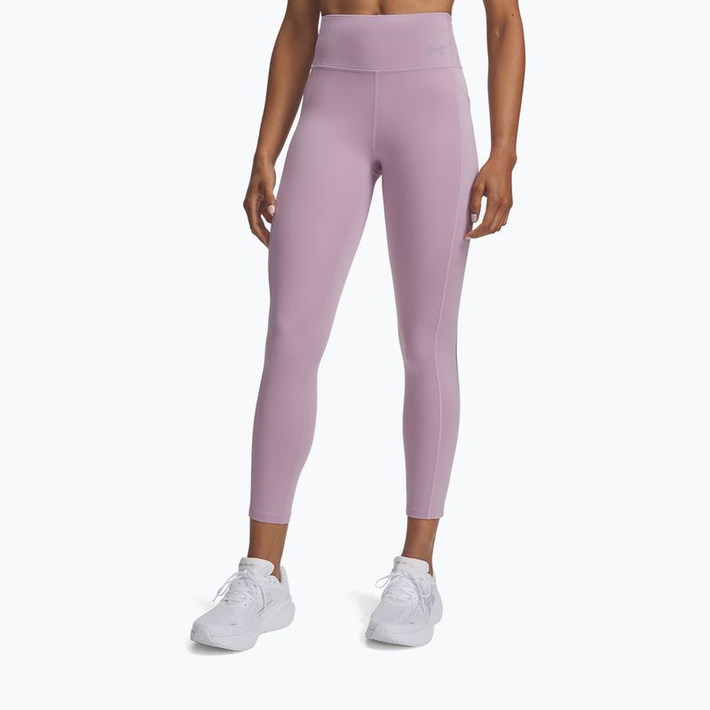 Női futóleggingsek Under Armour Velociti Ankle Tights mauve pink/reflective