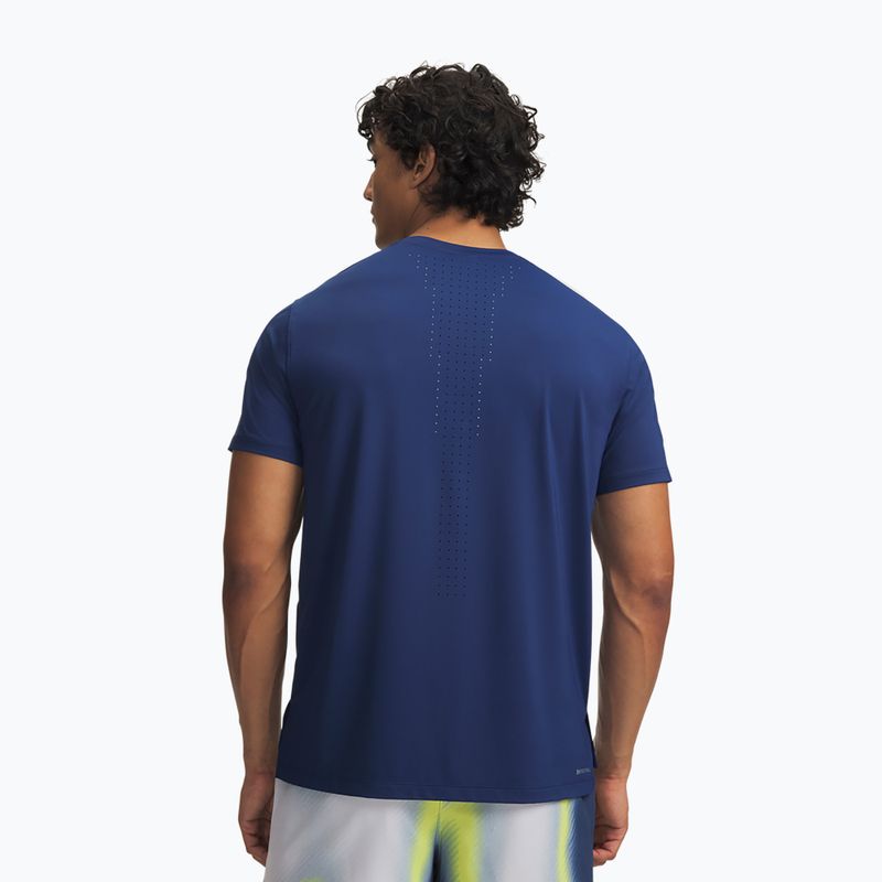 Férfi futó póló Under Armour Velociti Pro SS blackout navy/reflective 2