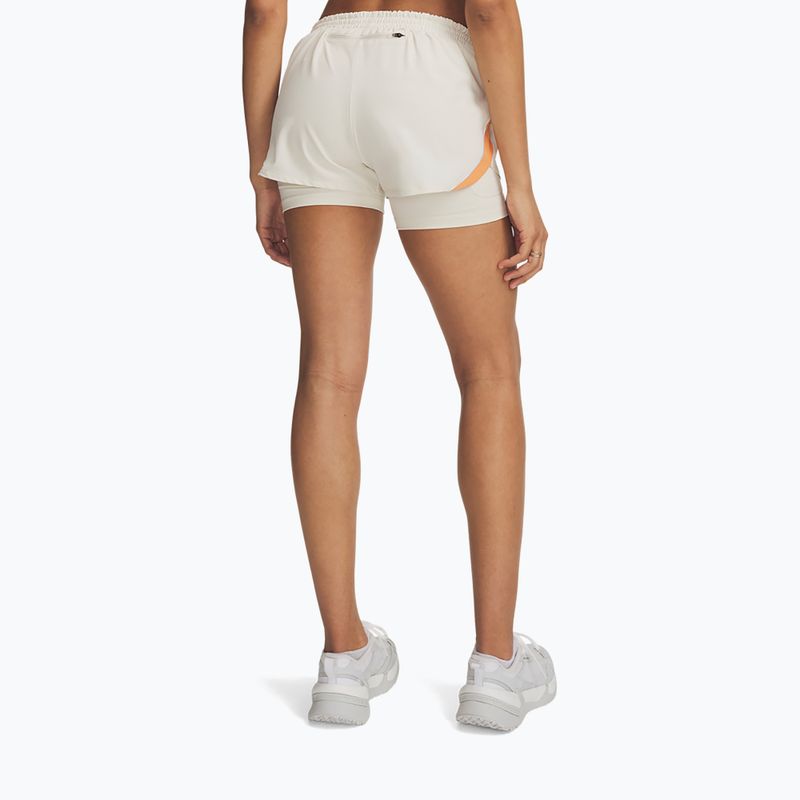 Női futónadrág Under Armour Velociti Pro 4" 2N1 Shorts stone/reflective 3