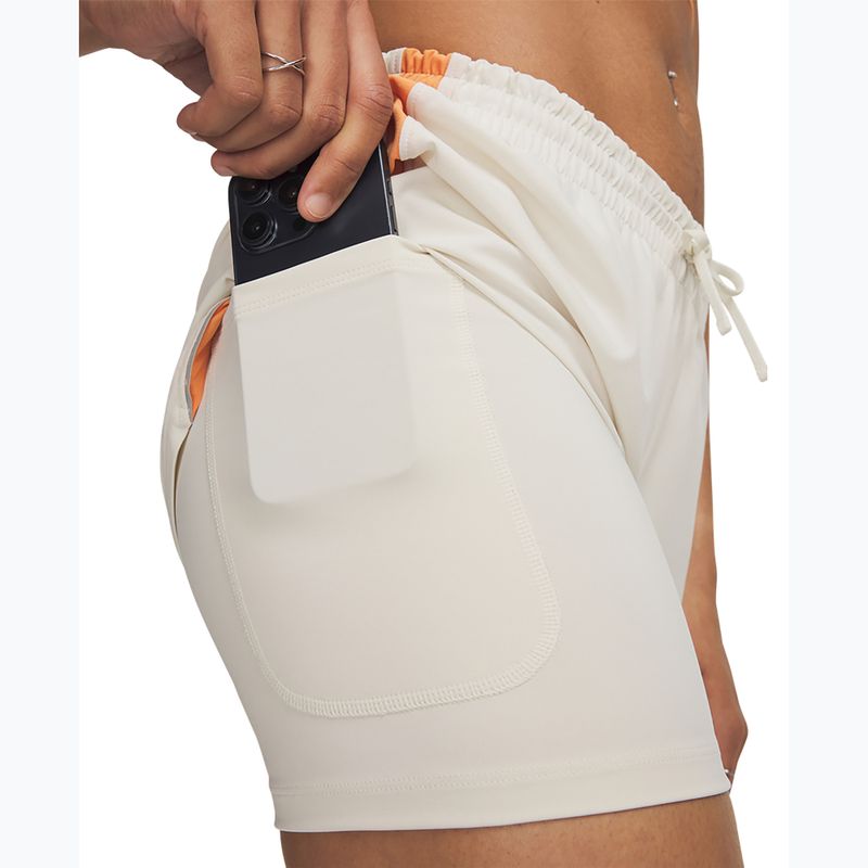 Női futónadrág Under Armour Velociti Pro 4" 2N1 Shorts stone/reflective 4