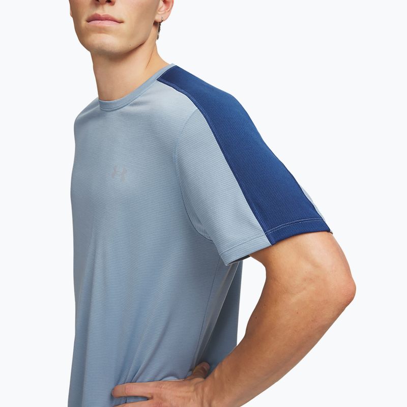 Férfi futó póló Under Armour Velociti Reflect blue wind/blackout navy/reflective 3