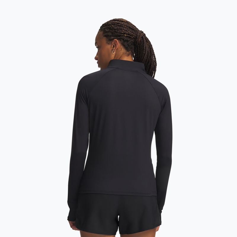 Női futópulóver Under Armour Velociti Half Zip ultimate black/reflective 2