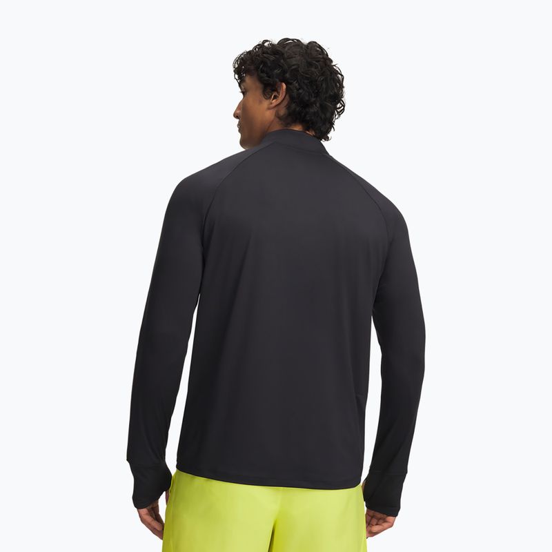 Férfi futópulóver Under Armour Velociti Half Zip ultimate black/reflective 2