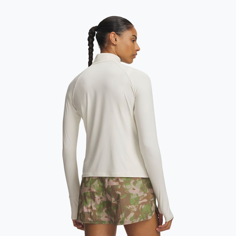 Női futópulóver Under Armour Velociti Half Zip stone/reflective 2