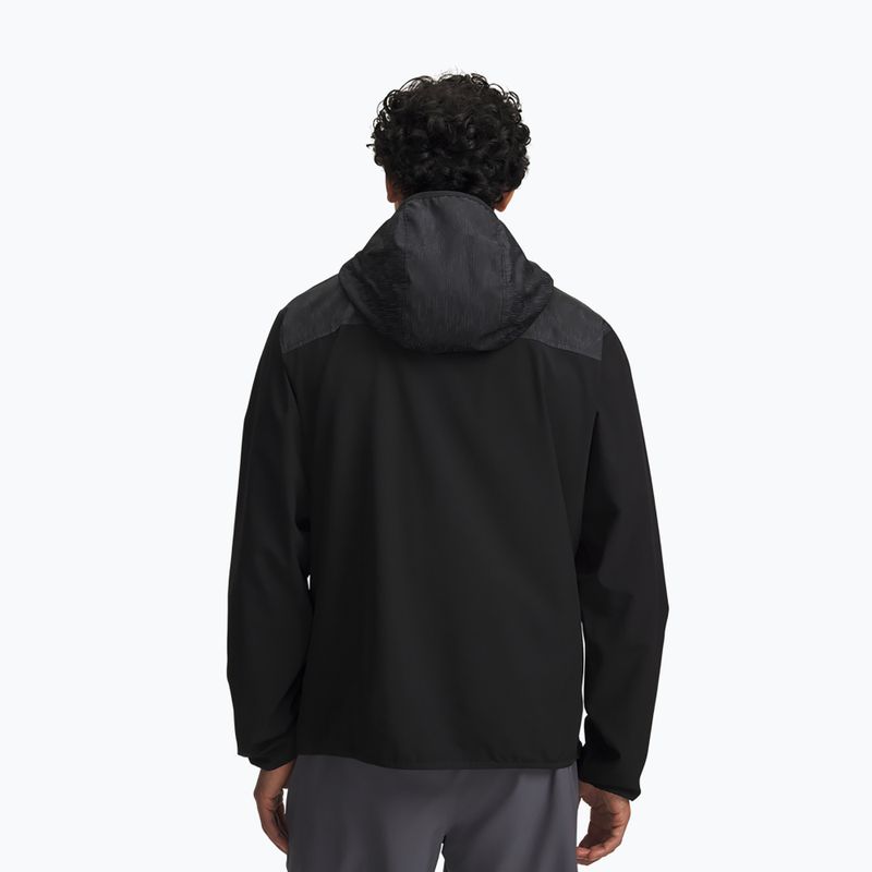 Férfi futókabát Under Armour Velociti Storm Jacket ultimate black/reflective 2
