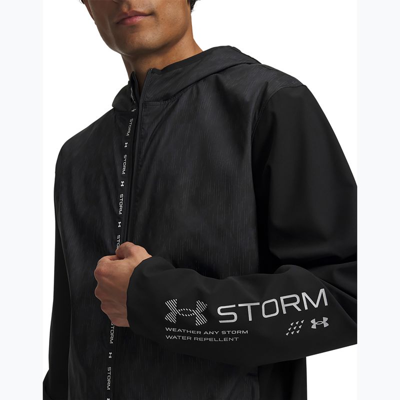 Férfi futókabát Under Armour Velociti Storm Jacket ultimate black/reflective 4