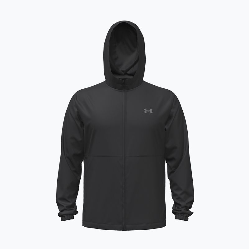 Férfi futókabát Under Armour Velociti Hooded Jacket ultimate black/reflective