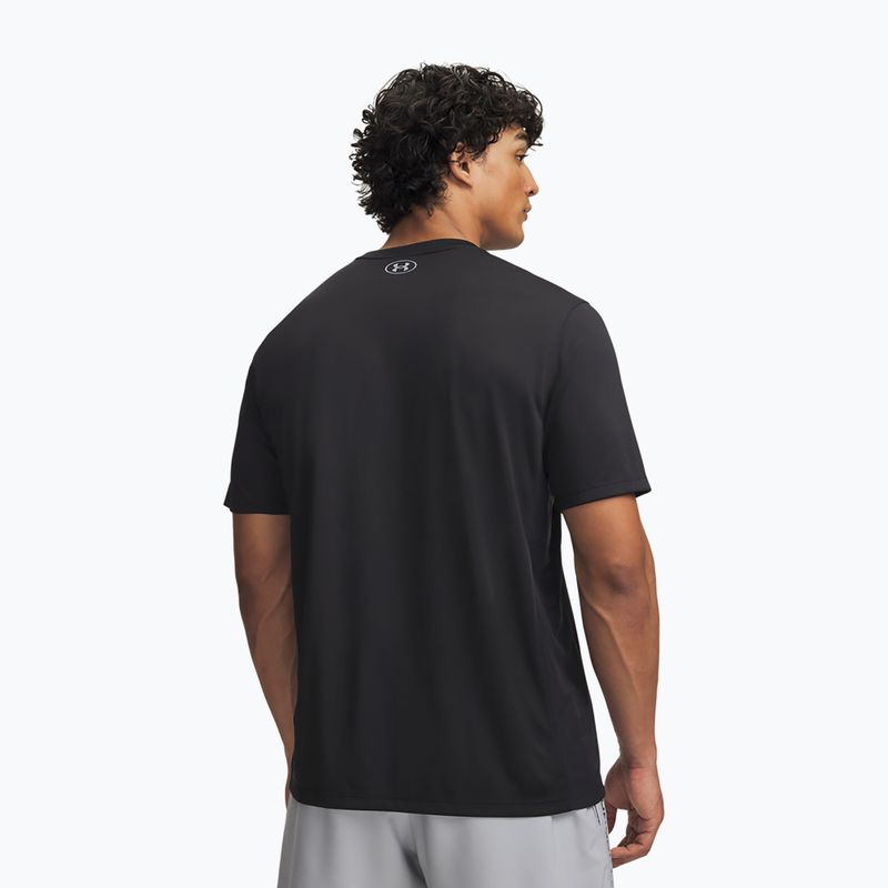 Férfi edző póló Under Armour Tech Utility SS black/steel 2