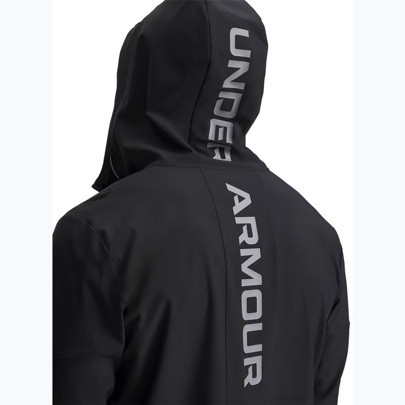 Férfi edződzseki Under Armour Tech Utility Woven Jacket black/black/steel 3