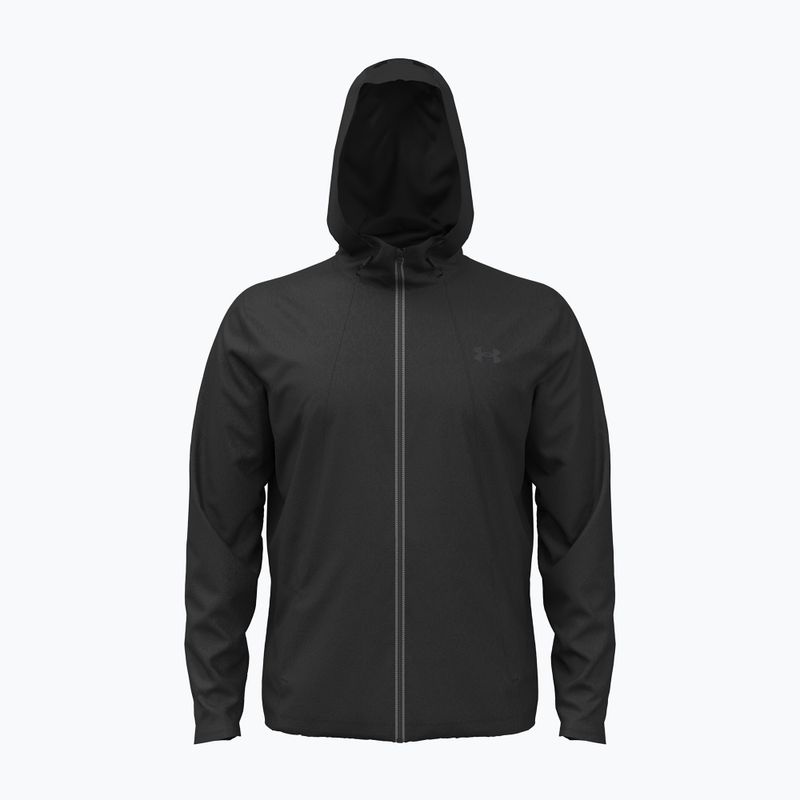 Férfi edződzseki Under Armour Tech Utility Woven Jacket black/black/steel