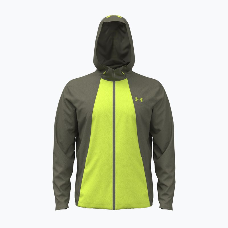 Férfi edződzseki Under Armour Tech Utility Woven Jacket marine od green/green citrine/green citrine