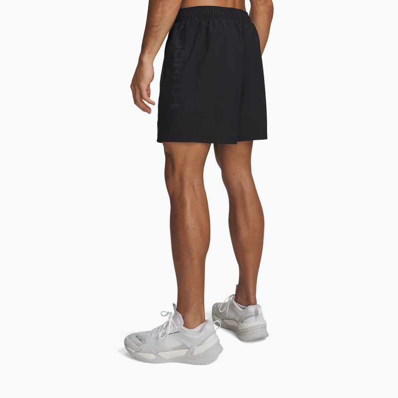 Férfi edző rövidnadrág Under Armour Tech Utility Shorts black/steel 3