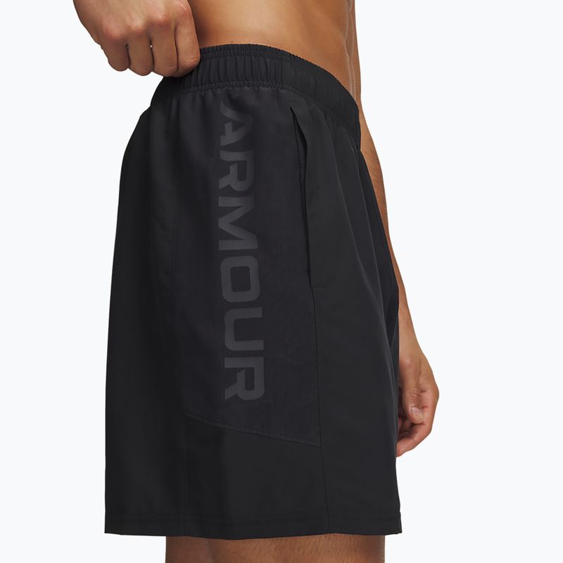 Férfi edző rövidnadrág Under Armour Tech Utility Shorts black/steel 4