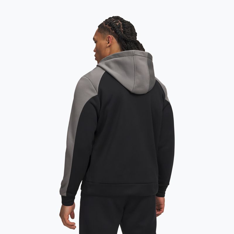 Férfi pulóver Under Armour Armour Fleece Winter ultimate black/clay green/white 2