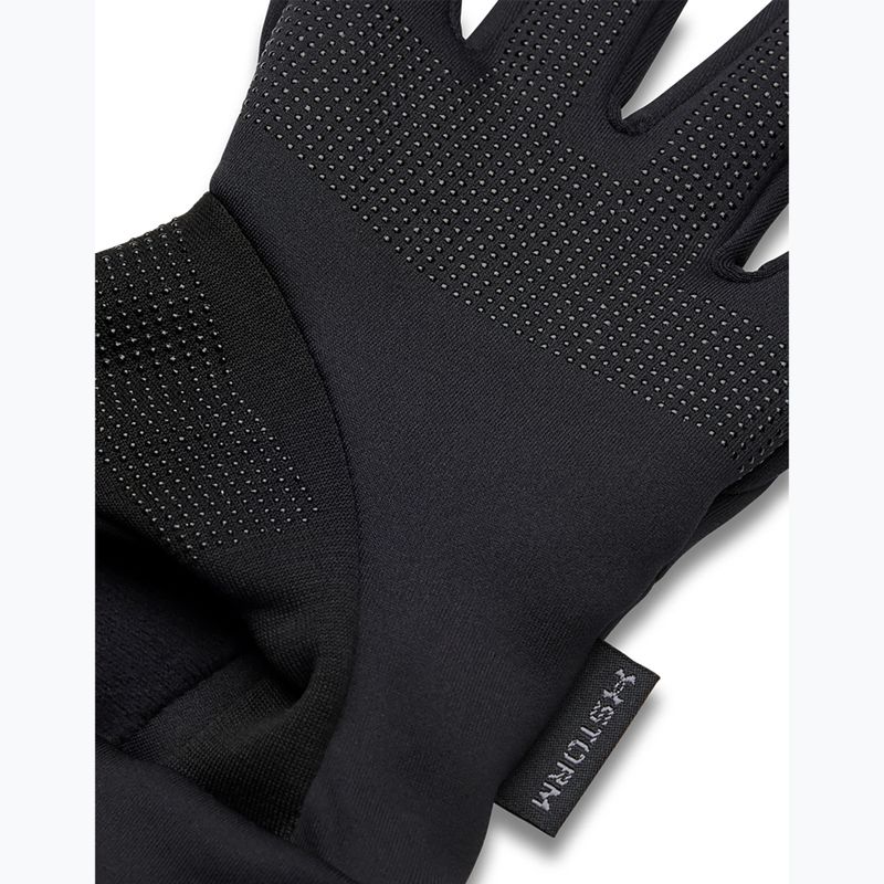 Férfi futókesztyűk Under Armour Velociti Liner black/black/reflective 4
