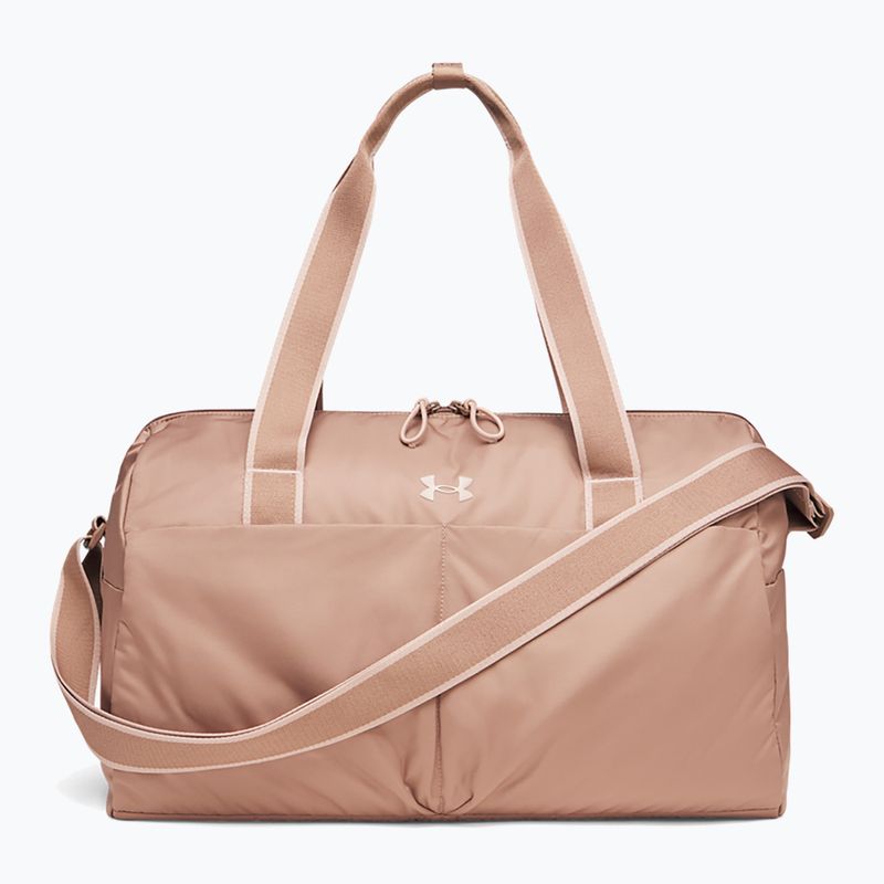 Női edzőtáska Under Armour Studio Lite Duffle 26 l deep almond/bashful pink