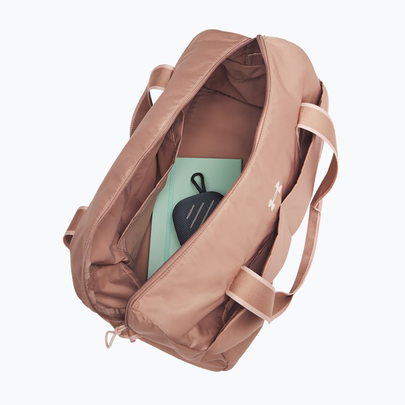 Női edzőtáska Under Armour Studio Lite Duffle 26 l deep almond/bashful pink 3