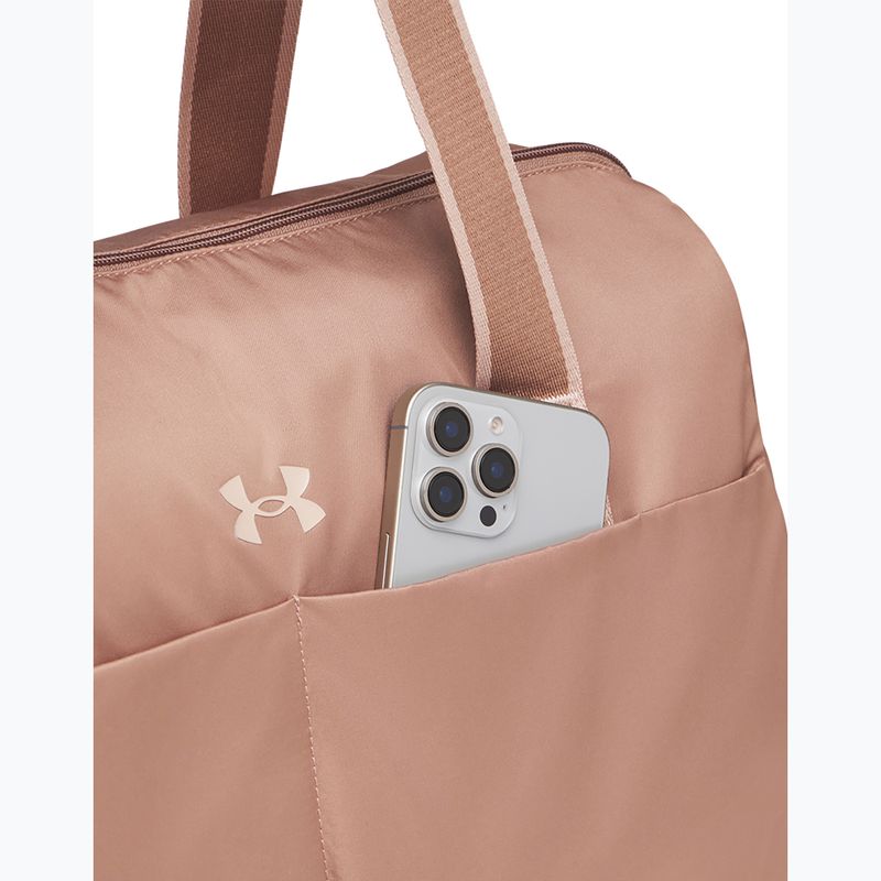 Női edzőtáska Under Armour Studio Lite Duffle 26 l deep almond/bashful pink 4