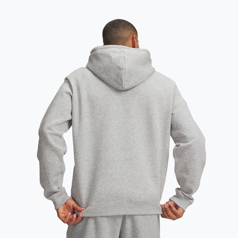 Férfi pulóver Under Armour Rival Fleece Hoodie mod gray light heather/white 2