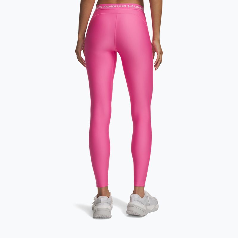 Női edzőleggingsek Under Armour HeatGear Leggings pink frenzy/prime pink 2