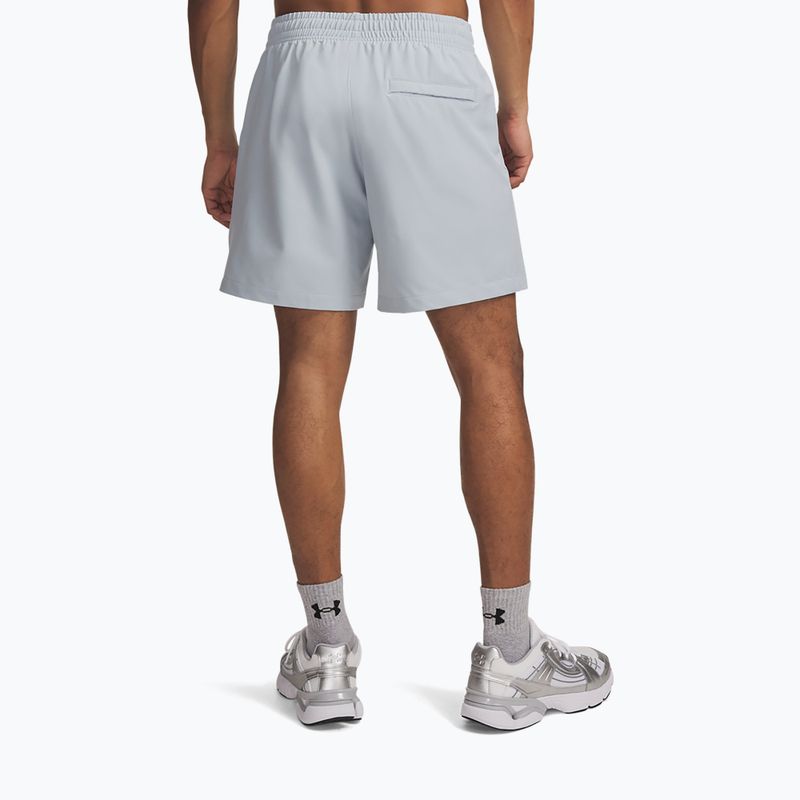 Férfi edző rövidnadrág Under Armour Unstoppable Woven Shorts blue fog/black 3