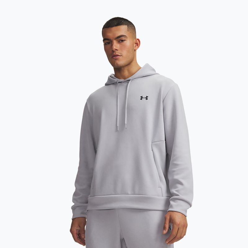 Férfi pulóver Under Armour Flex Fleece Hoodie mod gray/black