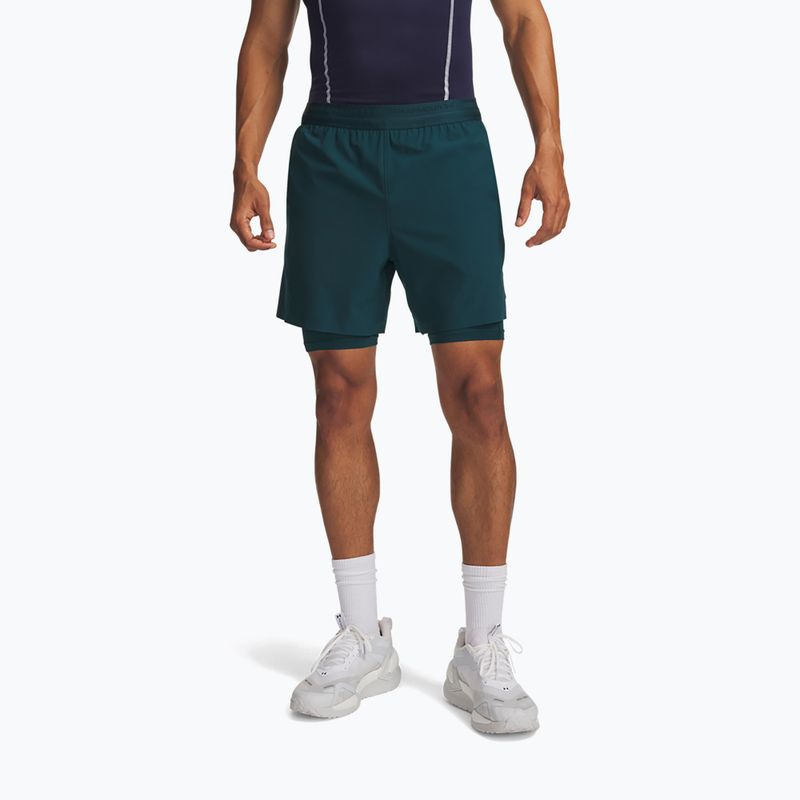 Férfi edző rövidnadrág Under Armour Vanish Elite 2IN1 Shorts arden green/arden green