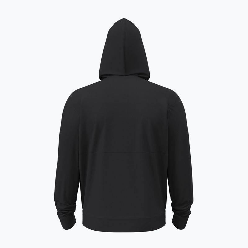 Férfi pulóver Under Armour Flex Fleece Hoodie ultimate black/white 2