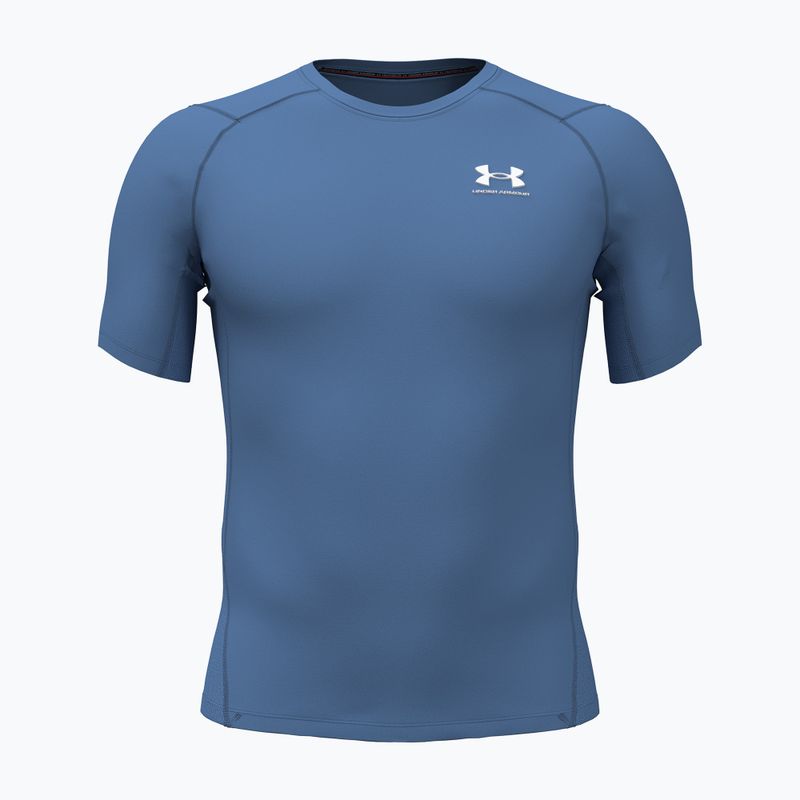 Férfi edző póló Under Armour HG Armour Comp aegean blue/white