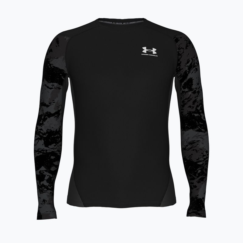 Férfi edző hosszú ujjú póló Under Armour HG Armour Comp ultimate black/white