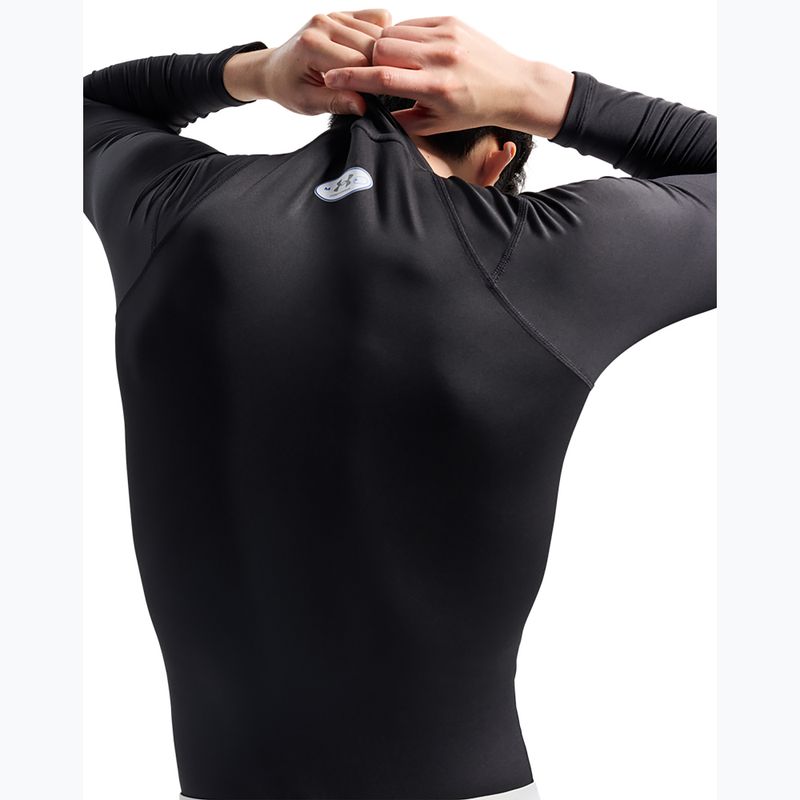 Férfi edző hosszú ujjú póló Under Armour Coldgear Elite Comp Mock ultimate black/ultimate black/reflective 5