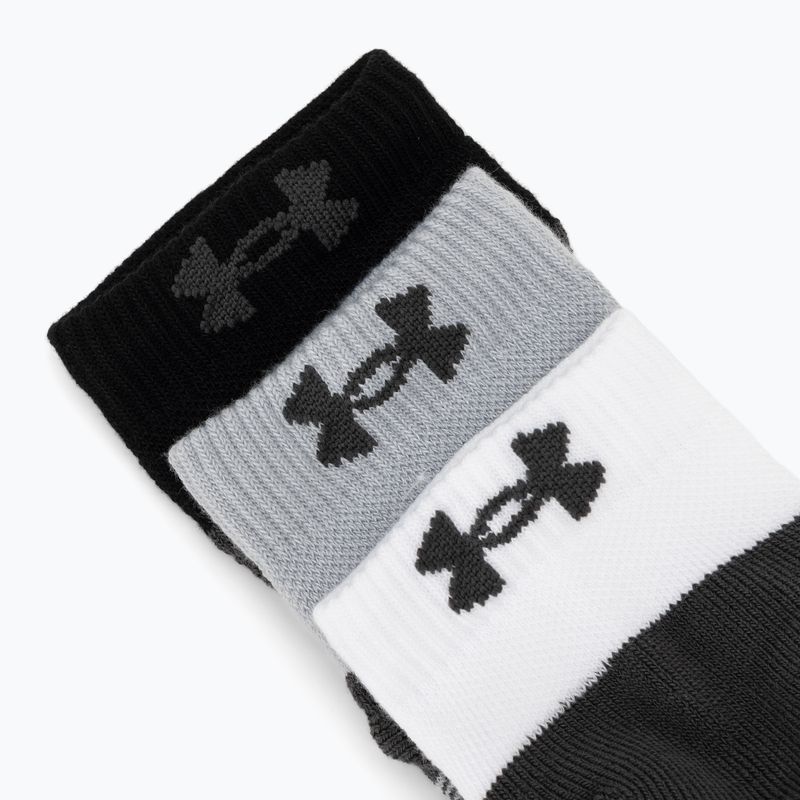 Zokni Under Armour Perf Tech Low 3 pack mod gray/white/jet gray 6