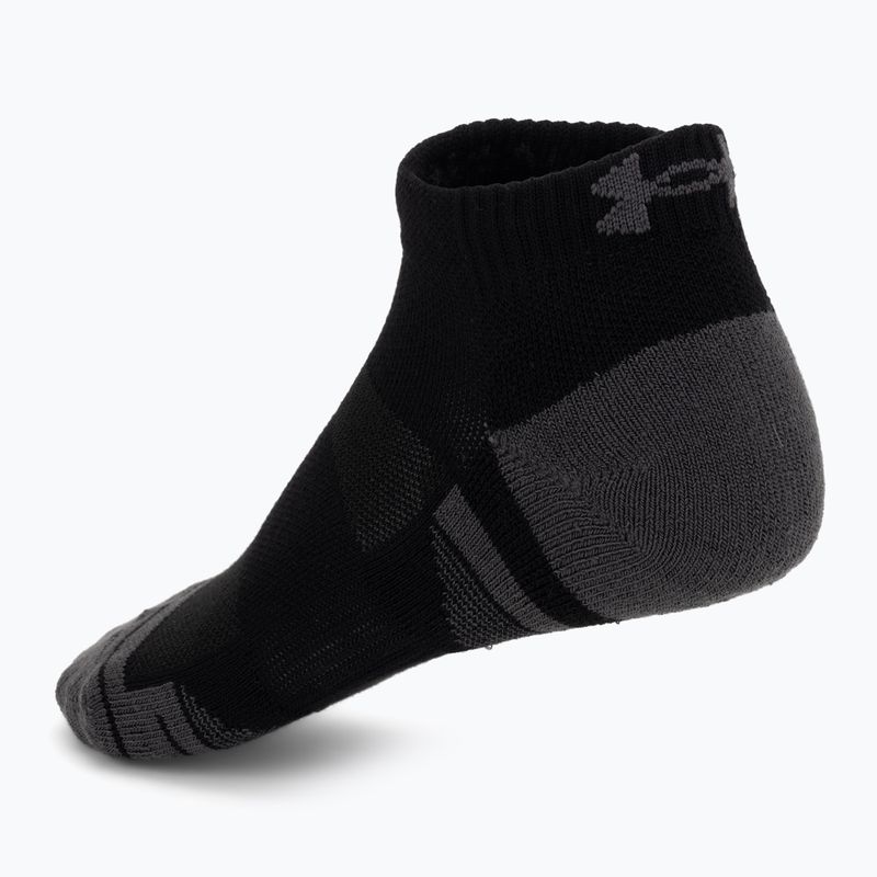 Zokni Under Armour Perf Tech Low 3 pack ultimate black/ultimate black/jet gray 2